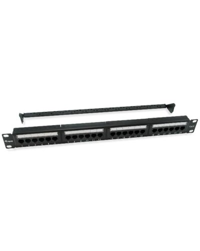 EQUIP Patch Panel 24 Porte Cat.6 Non Schermato 1U 19" Nero