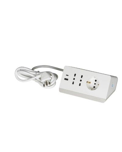 Multipresa Scrivania Legrand 3 Prese 2 USB A+C