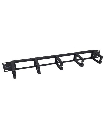 EQUIP Pannello Passa Cavi 19" 1U con 5 Anelli, Nero