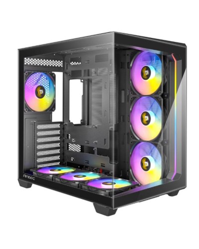 C5 ARGB Cabinet Midi-Tower ATX Vetro Temperato Nero