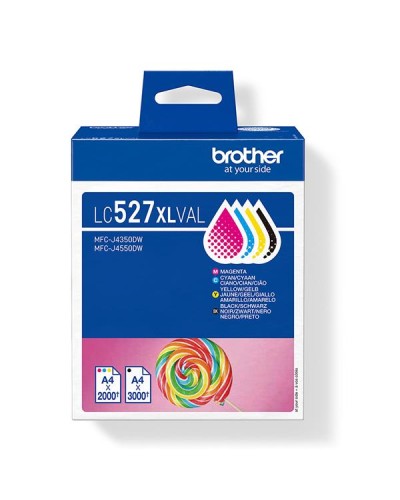 Brother LC527XLVAL Valuepack 4 cartucce inchiostro XL