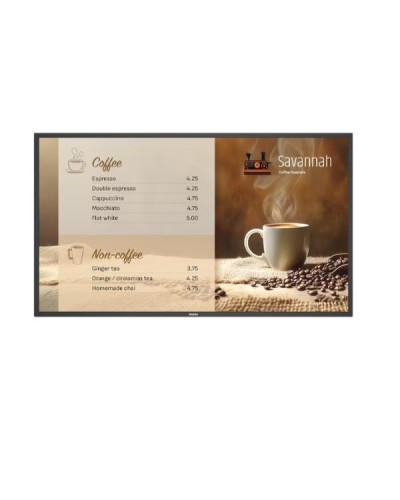 Display Philips 43" UHD 800CD 24/7 per Digital Signage