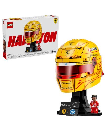 Casco Lewis Hamilton Scuderia Ferrari HP LEGO 43022