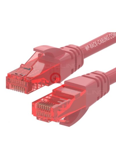 Cavo Patch U/UTP CAT.6 PVC Rosso 0.2m