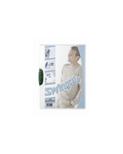 Cartellina Swingclip A4 in polipropilene verde