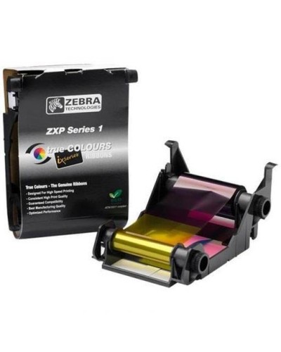 Zebra Ribbon YMCKO 100 stampe per ZXP Serie 1