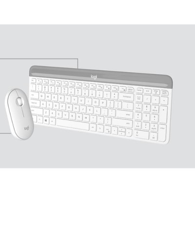 Logitech MK470 Combo Wireless Off-White ITA
