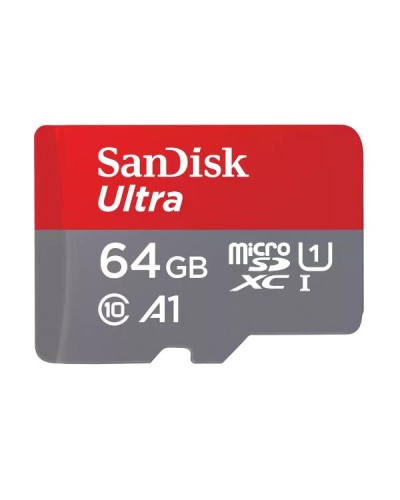 SanDisk Ultra microSD UHS-I 64GB 140MB/s con adattatore