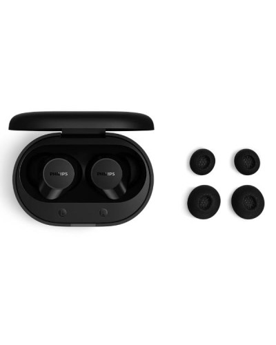 Auricolari True Wireless Bluetooth Microfono IPX4 Nero