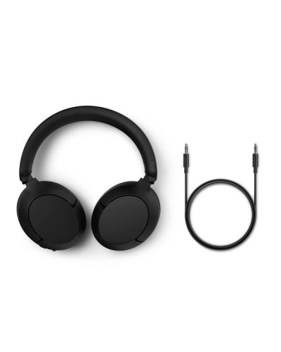Cuffia Over-Ear Wireless Bluetooth Microfono ANC - Nero