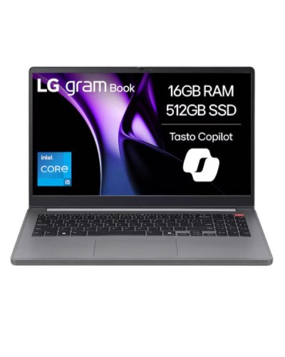 Notebook LG gram Book 15.6" i5 16GB RAM 512GB SSD Silver