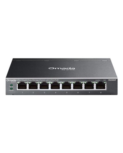 TP-Link Omada ES208GP Switch di rete 8 porte PoE Gestito L2