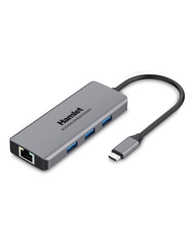 Hamlet Docking Station USB-C PD200A 85W HDMI LAN Audio