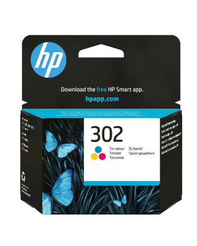 HP 302 Cartuccia Tricolor Originale Blister
