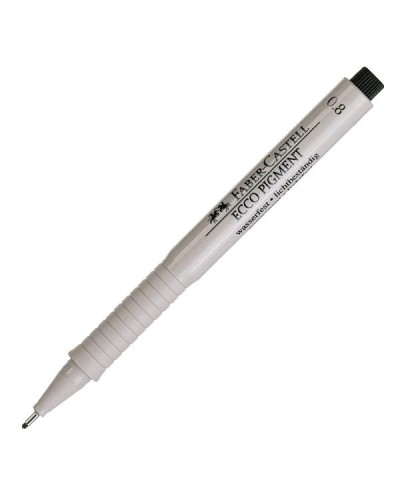 Penna punta in fibra Ecco Pigment 0,8 mm - 10 pezzi