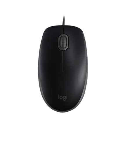 LOGITECH B110 SILENT Mouse Ottico USB Nero