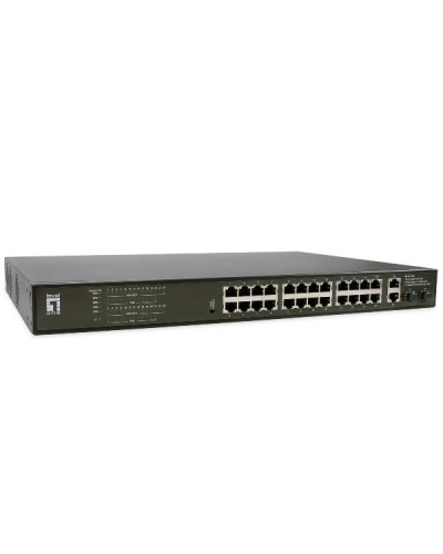 LEVELONE GEP-2821 Switch 28-Porte Gigabit PoE Unmanaged 390W