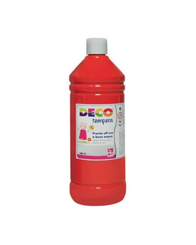Tempera in flacone 500ml - Carminio