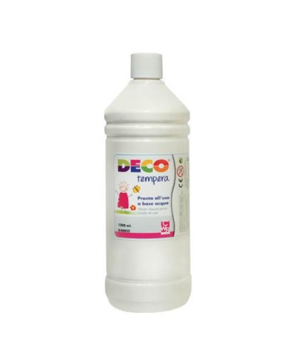 Tempera in flacone 1000ml - Bianco