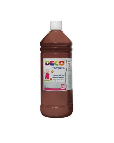 Tempera in flacone 500ml - Marrone