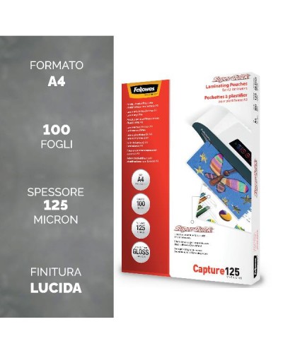 SuperQuick Pouches A4 125 Micron Lucide (100 pz)