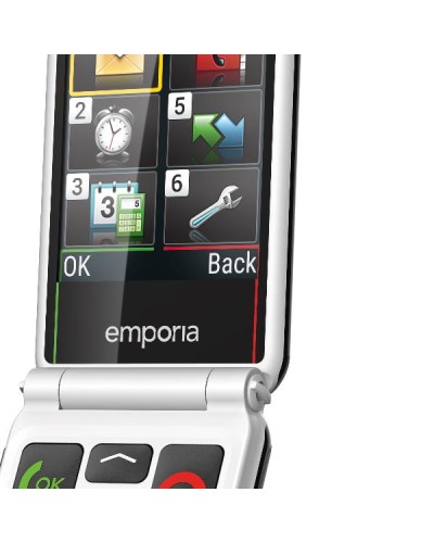 EMPORIA SIMPLICITYGLAM BLACK Telefono cellulare con sportell