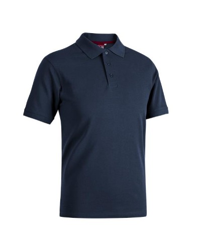 Polo Fox Blu Navy in cotone piquet - Uomo