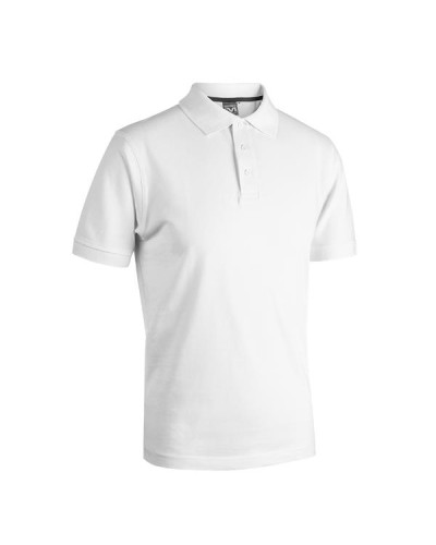 Polo Fox Bianca Cotone Piquet Uomo