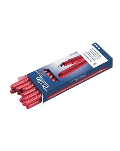 Tratto Pen Rosso Carminio - Penna Punta Sintetica