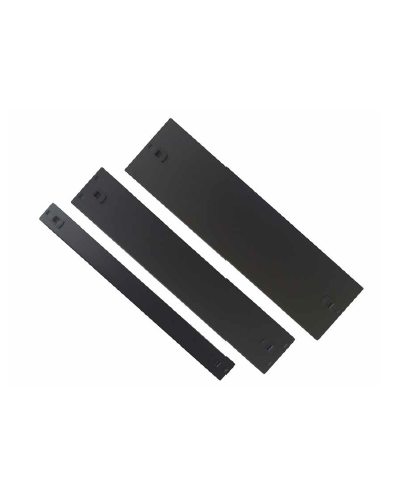 Pannello cieco 3U senza viti nero