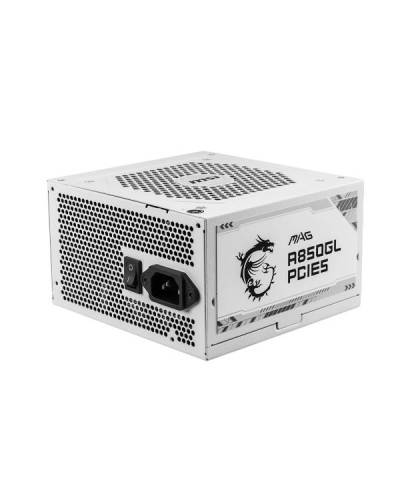 MSI MAG A850GL PCIE5 White Alimentatore 850W 80 Plus Gold