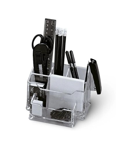 Desk Organizer Lebez in Plexiglass Trasparente