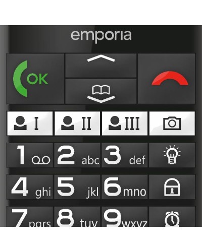 EMPORIA PURE-LTE Telefono Cellulare 4G LTE Nero