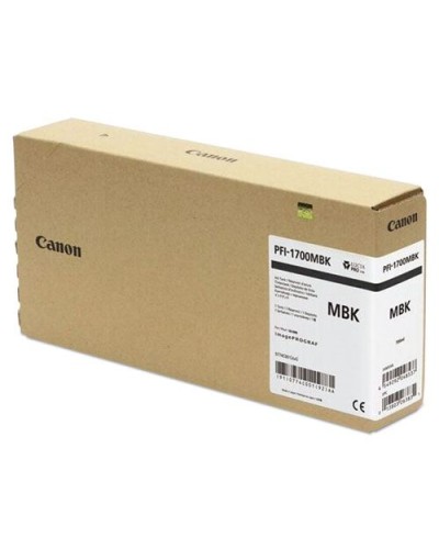 Cartuccia inchiostro PFI-1700 MBK Nero 700ml