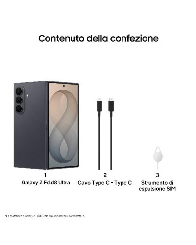 Samsung Galaxy Z Fold8 Ultra 12+256GB Nero