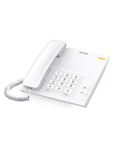 Alcatel T26 Telefono Fisso con Funzioni Base Bianco