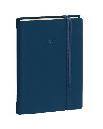 Agenda Daily Pocket Prest Silk Blu 8,8x13 cm