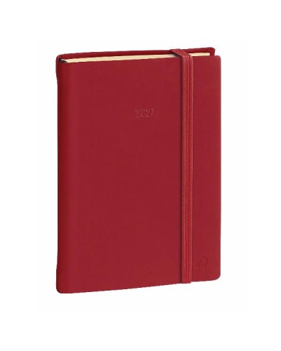 Agenda Daily 21 Prest Silk Bordeaux con elastico