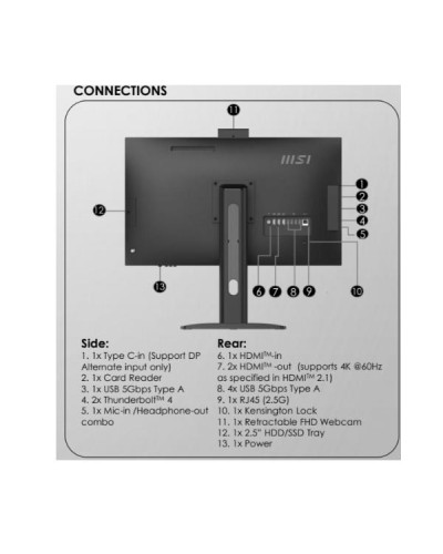 MSI Modern AM273QP AI 1UM-415EU