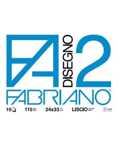 FABRIANO DISEGNO 2 - PUNTI METALLICI - LISCIO - 10FF