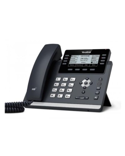 Yealink SIP-T43U, SIP Phone Bluetooth via dongle Wifi via dongle fino a 21 tasti BLF