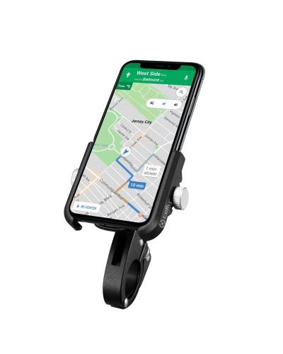 ARMORBIKE - Supporto per smartphone universale utilizzo bici, ebike, monopattino ultra resistente in metallo, dotato di alette 