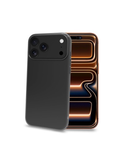 GELSKIN - Cover morbida trasparente nero in TPU compatibile con Apple iPhone 18 Pro Max/ iPhone 17 Pro Max [IPHONE 18 CASES]