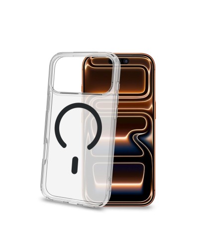 GELSKINMAG - Cover morbida trasparente TPU,compatibile con tecnologia Magsafe,anello magnetico match in color DarkGrey x Apple 
