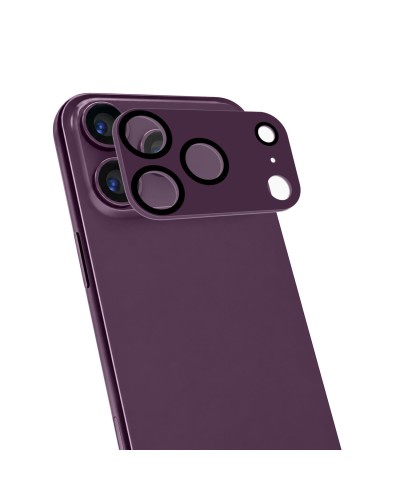 CAMERAPRO1201 - Vetro 9H doppio trattamento per la protezione della fotocamera, match in color, colore Cherry, compatibile con 