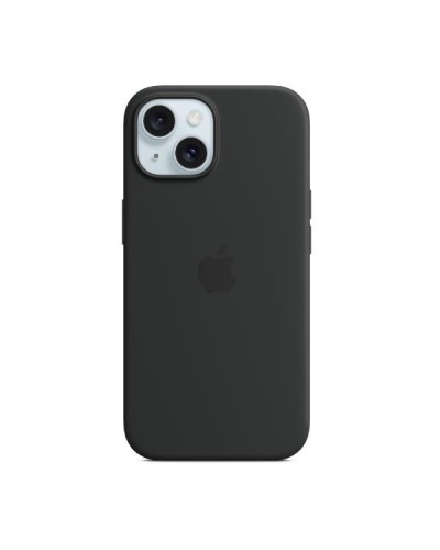 Custodia MagSafe in silicone per iPhone 15 - Nero