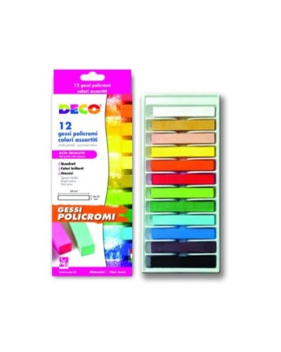 CF12 GESSI POLICROMI COLORI ASS.