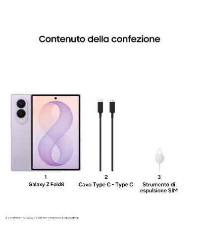 GALAXY Z FOLD8 12+256GB LAVENDER