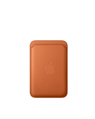 Portafoglio MagSafe in tessuto FineWoven per iPhone - Arancione volpe