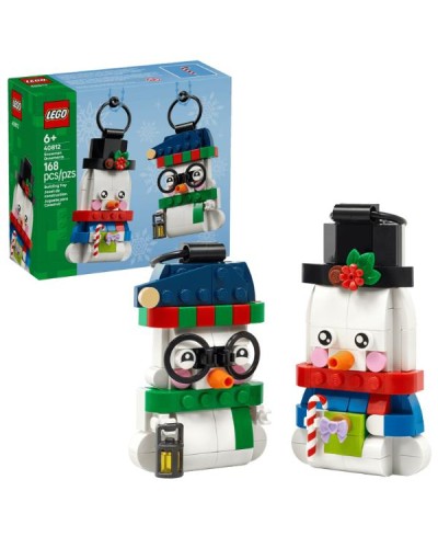 PUPAZZI DI NEVE ORNAMENTALI
